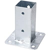 KOTARBAU - Soporte para postes de madera cuadrada- galvanizado al fuego (120- 100- 90 y 70 mm)